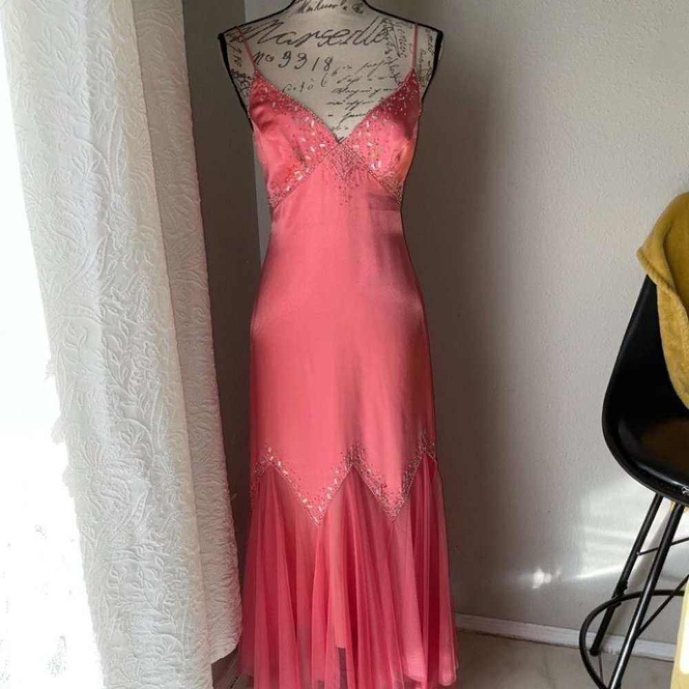 Dave & Johny Coral Dress